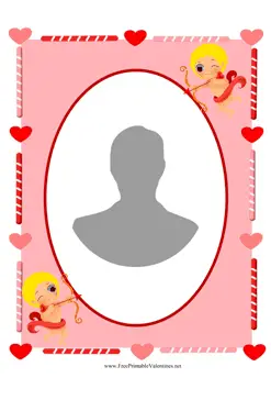 Cupid Valentines Photo Frame valentine