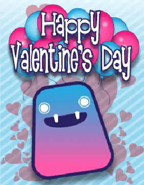 Monster Small valentine