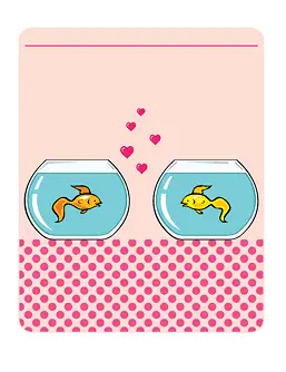 Goldfish valentine