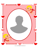 Cupid Valentines Photo Frame